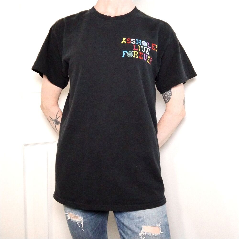 Linda Finegold ALF Short Sleeve Tee Size Medium Black